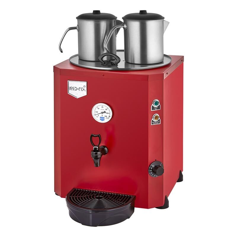 Remta DE11 Jumbo Çay Makinesi, 2 Demlikli, 23 L, Elektrikli