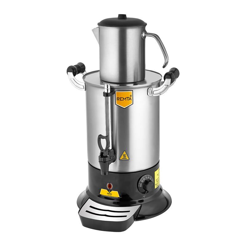 Remta PT11 Platin Model Tek Demlikli Çay Makinesi, 9 L
