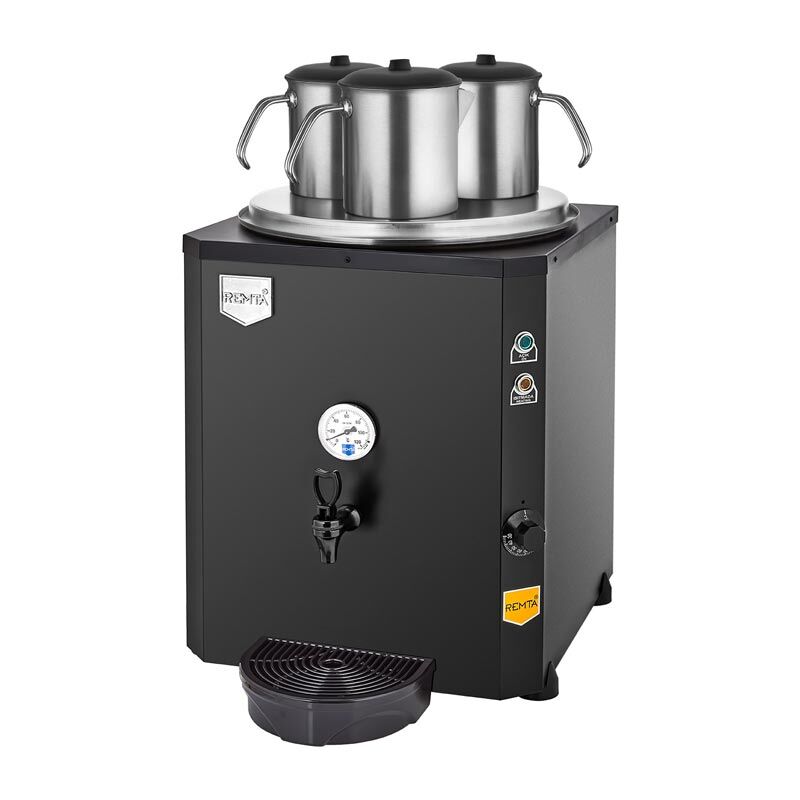 Remta DE10 Jumbo Çay Makinesi, 3 Demlikli, 40 L, Elektrikli